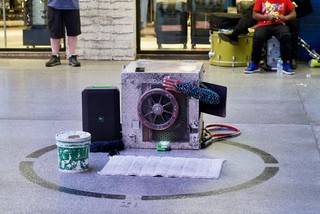 hey what're you doin in there?