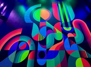 Art - A giant wall mural with some amazing colors