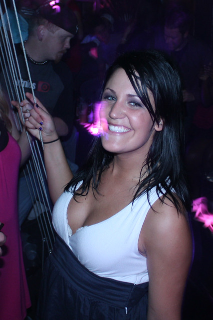 A girl that was hanging out