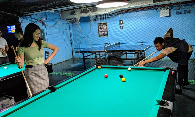 Ayla and Gabino at Fat Cat