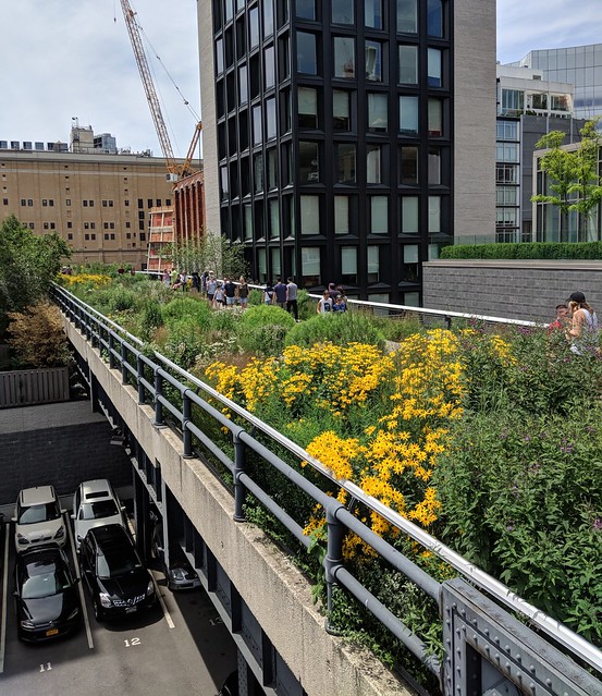 Walking around the High Line