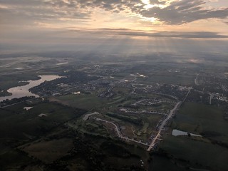 An early morning flight to NY