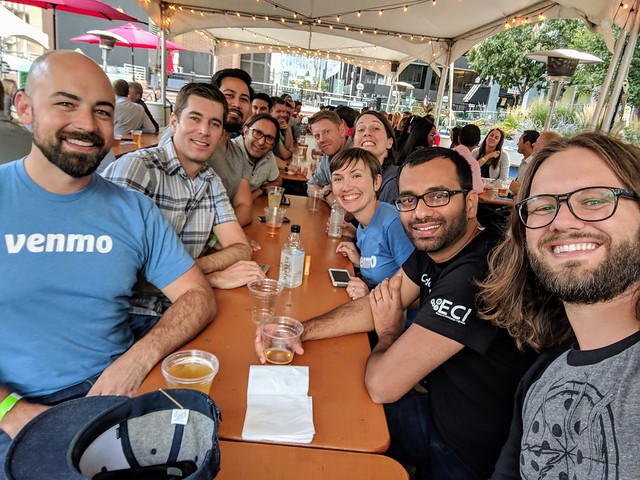 Happy Hour at a nearby Beer Garden