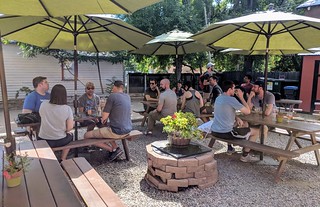 Venmo - Hangin at a small beer garden in Golden, Colorado