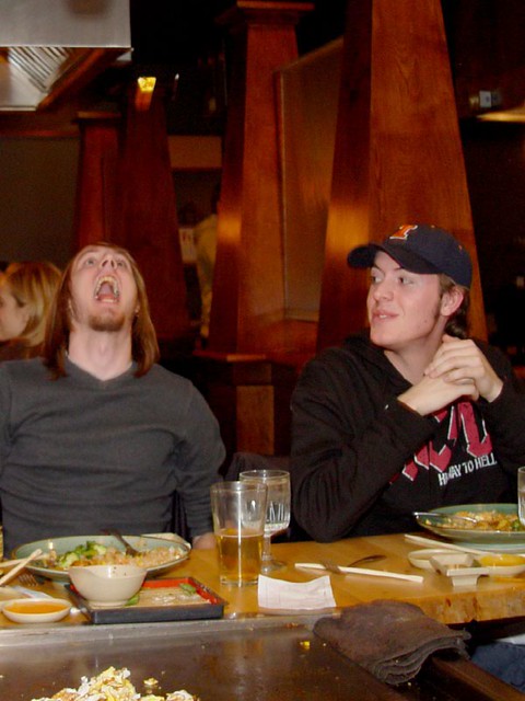 Jess catching some egg