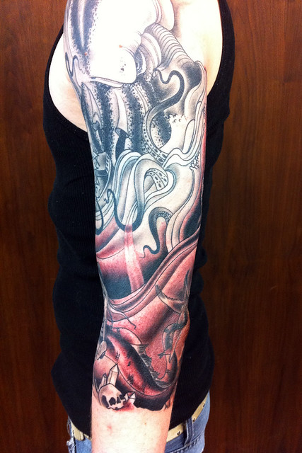 Vic's arm after session 2