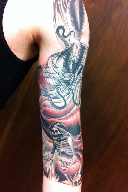 Vic's arm after session 2