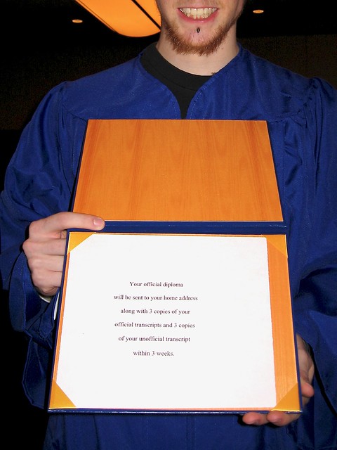 Your official diploma is coming soon....