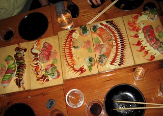 Sushi - Maybe... half of our sushi order...