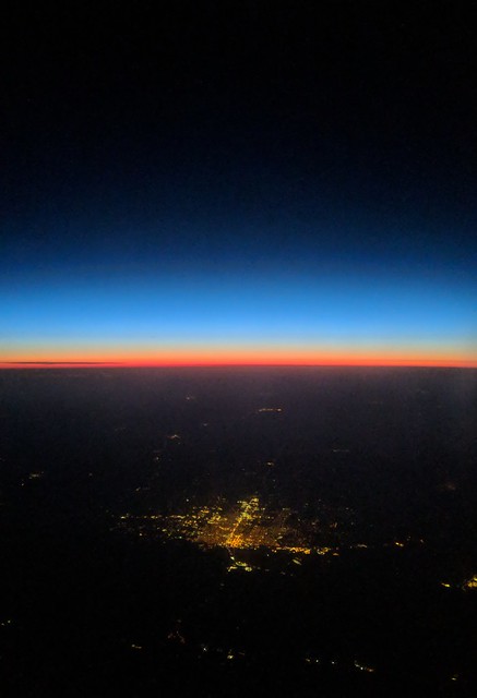 Sunrise from above