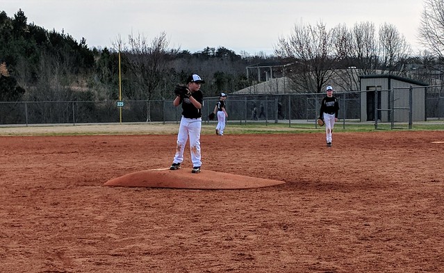 Daniel pitching his first game