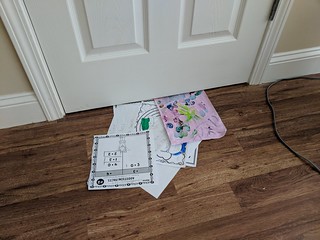 Cara slipped us some notes while waiting for us to get ready