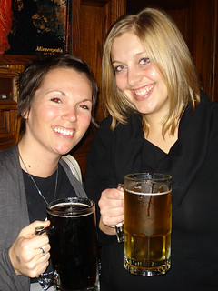 Big Mugs of beer at Gluek's