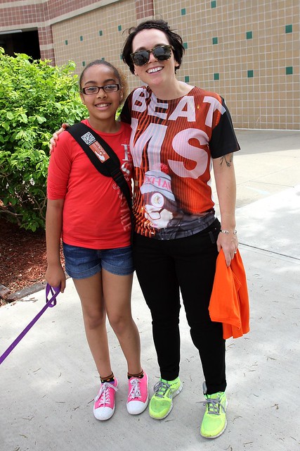 Kari and one of her Student Council students