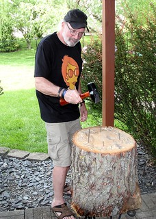 Hammerschlagen - Jeff playing hammerschlagen