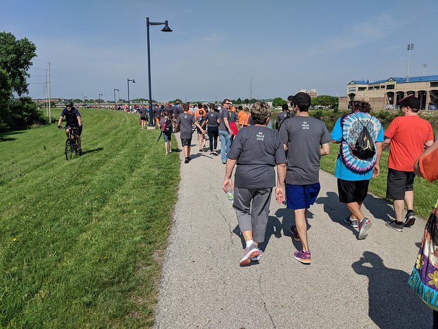 Bikers love it when walks take over the trail