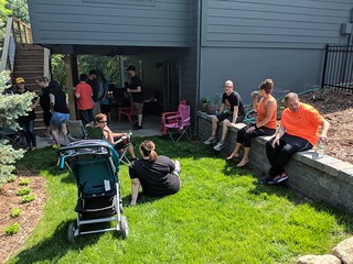 MS - hangin around the patio and garden