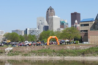 Walk MS Finish line