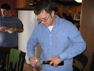 Homebrew - Pouring a homebrew