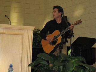 Practicing the unity candle song