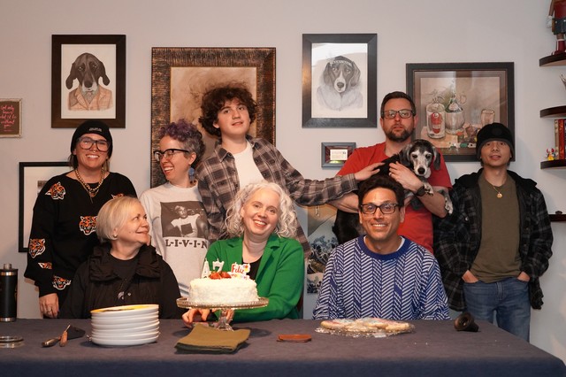 Preppin for a group photo