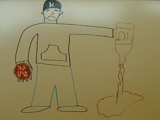 Pourin out a forty for Kraus