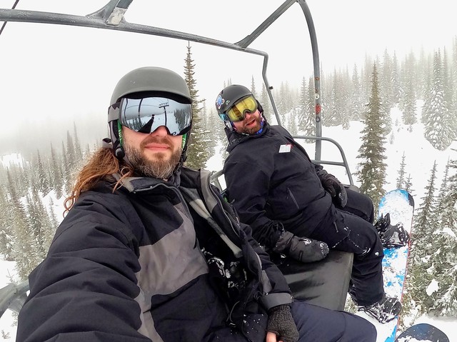 Taking the lower runs to stay below the fog