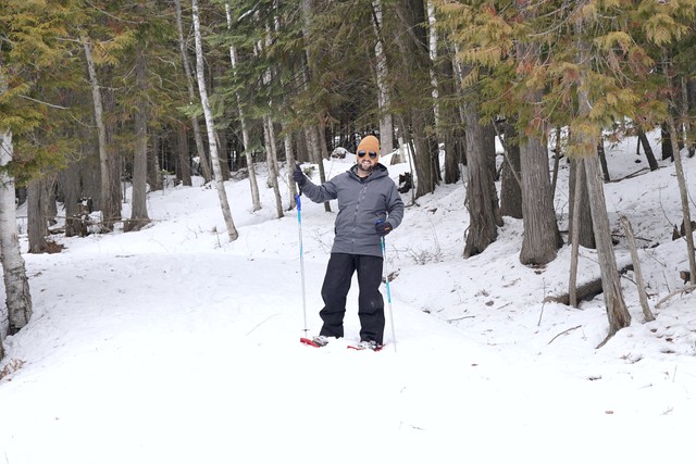 Snowshoeing