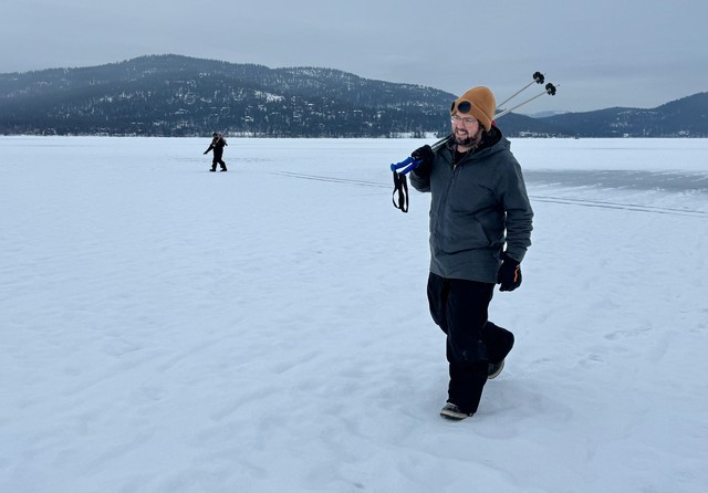 Ditched the snowshoes for the last bit of this hike