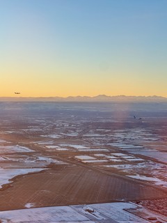 Sunset - Racing into DEN at sunset