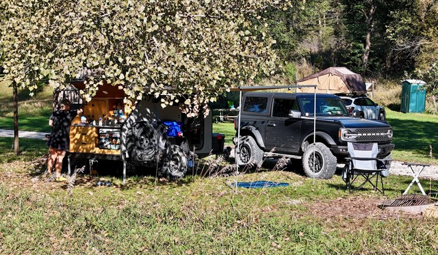 Tucked beneath the cottonwood