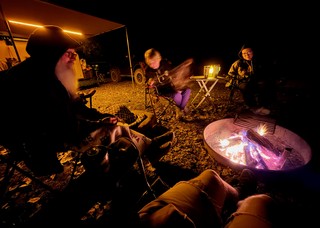 Hangin around the fire