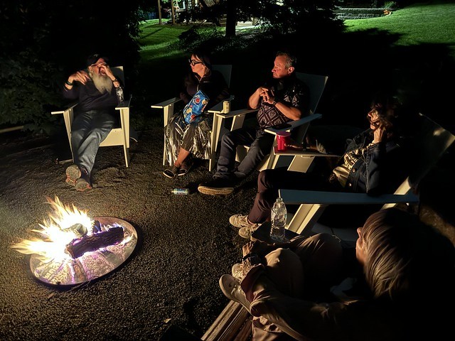 Hangin around the fire