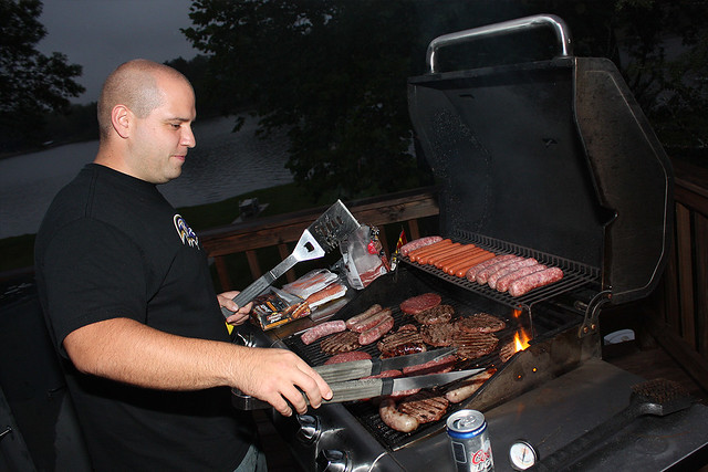 Proctor on the grill