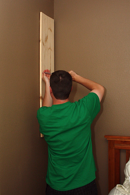 Wingert needed access to the electrical box for a minute...