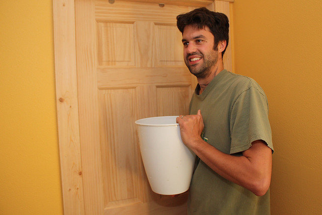 Bout to pour 33 degree water on wingert