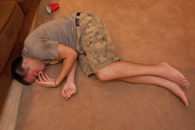 Came back to a passed out Steve