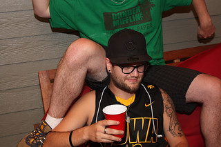 I'm not really sure why Jeff sat there, but it felt weird on my neck...