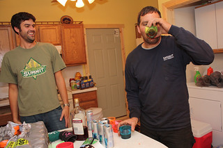 Chuck McGrane - Chuck just got off work so we made him catch up with 4 bombs