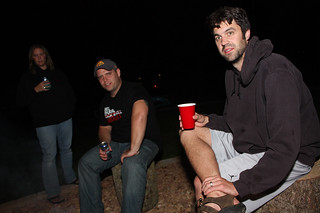 Hanging out by the fire