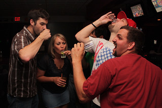 Chuck McGrane - Patron down the hatch.