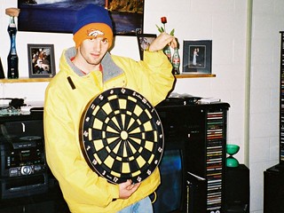 Jason Reiter - Reiter and a new dart board