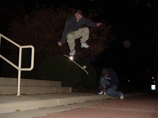 Snowboarding - Dan trying to land something...