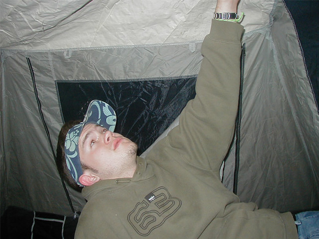 Trying to make the tent work with the wrong poles