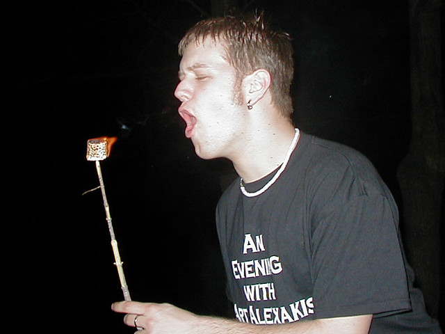 My Marshmallow caught on fire