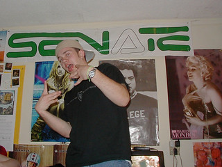 Zach in his old room
