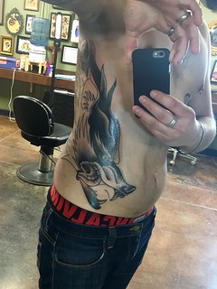 Tattoo - Halfway done shading