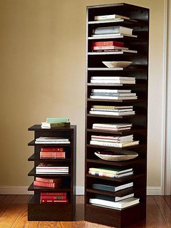 Pottery Barn's "Drew Modular Bookcase" - $300 for the small one.