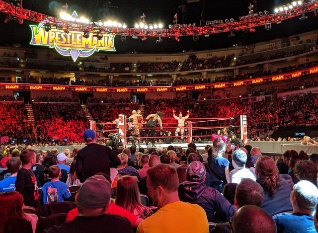 A big ol mess of wrestlin. Sheamus, Rollins, Reigns, Cesaro