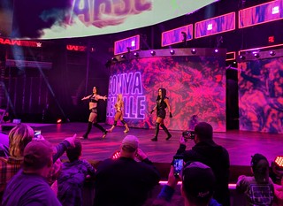 Paige, Sonya Deville, and Mandy Rose